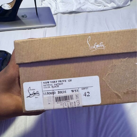 Louboutin New Very Privé 120 42EU - Picture 5 of 7